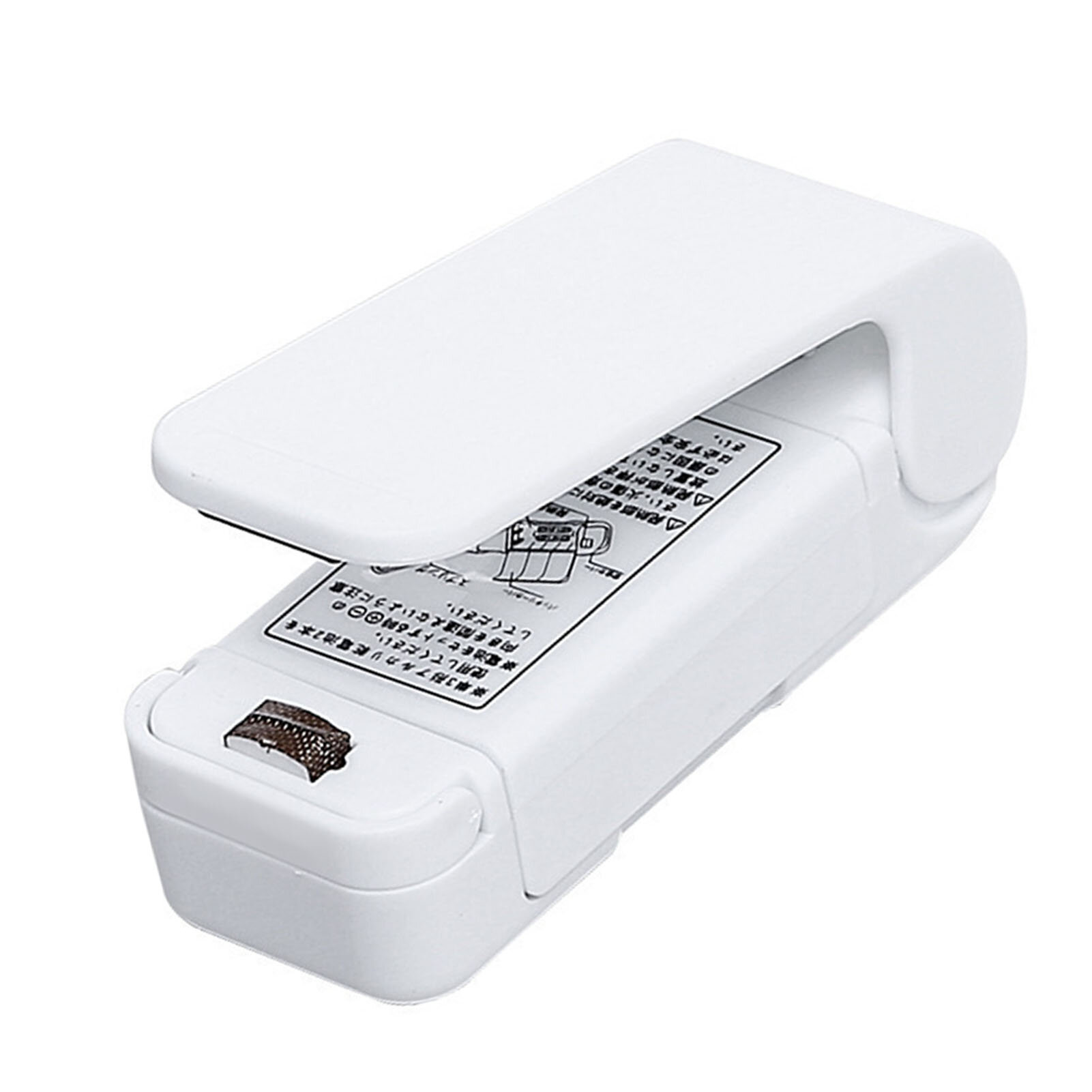 Мини-запайщик пакетов, портативный ручной пресс, термосварочная машина для запекания закусок в пластиковых пакетах, белый цвет