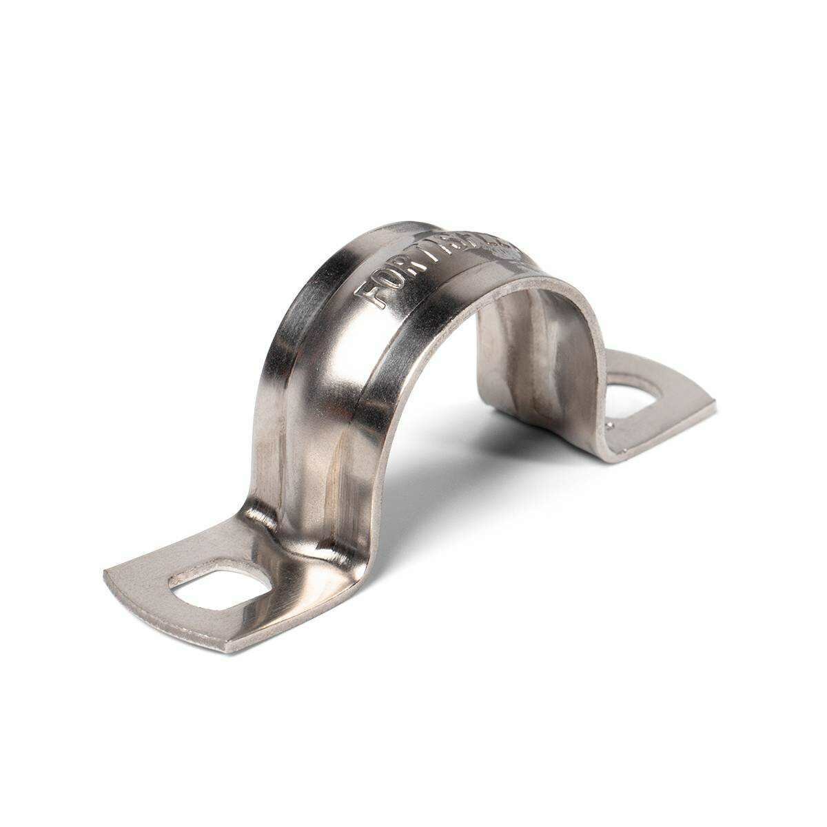 Набор Скоба Fortisflex металлическая двухлапковая СМД(INOX) d14-15 мм {80983} (5 шт)