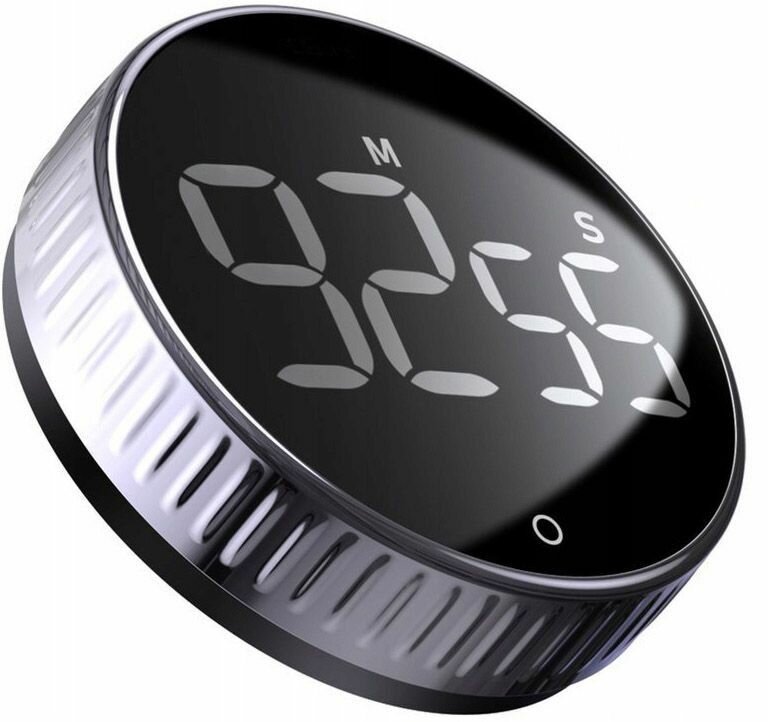 Таймер LED-дисплей отсчет времени сменная батарея черный