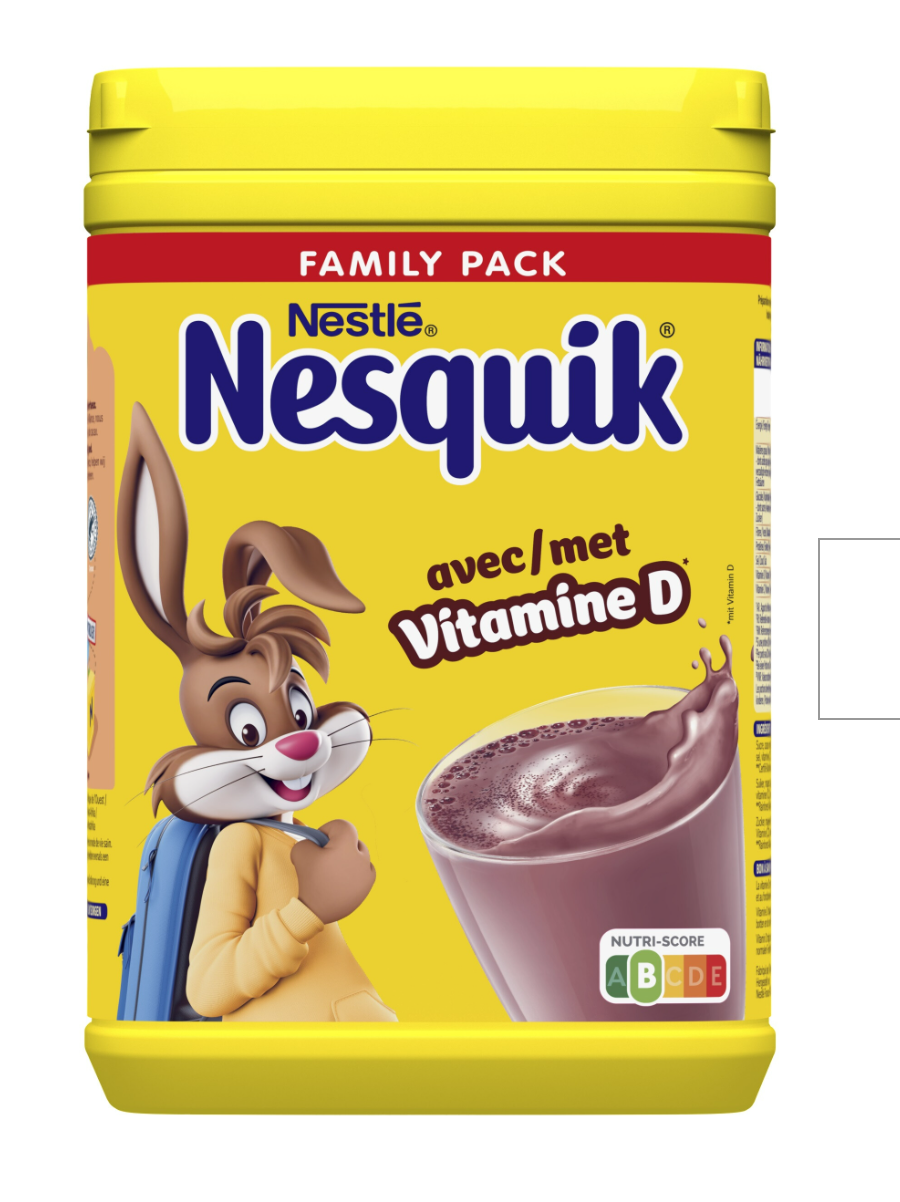 Какао Nesquik растворимое в банке, 900г