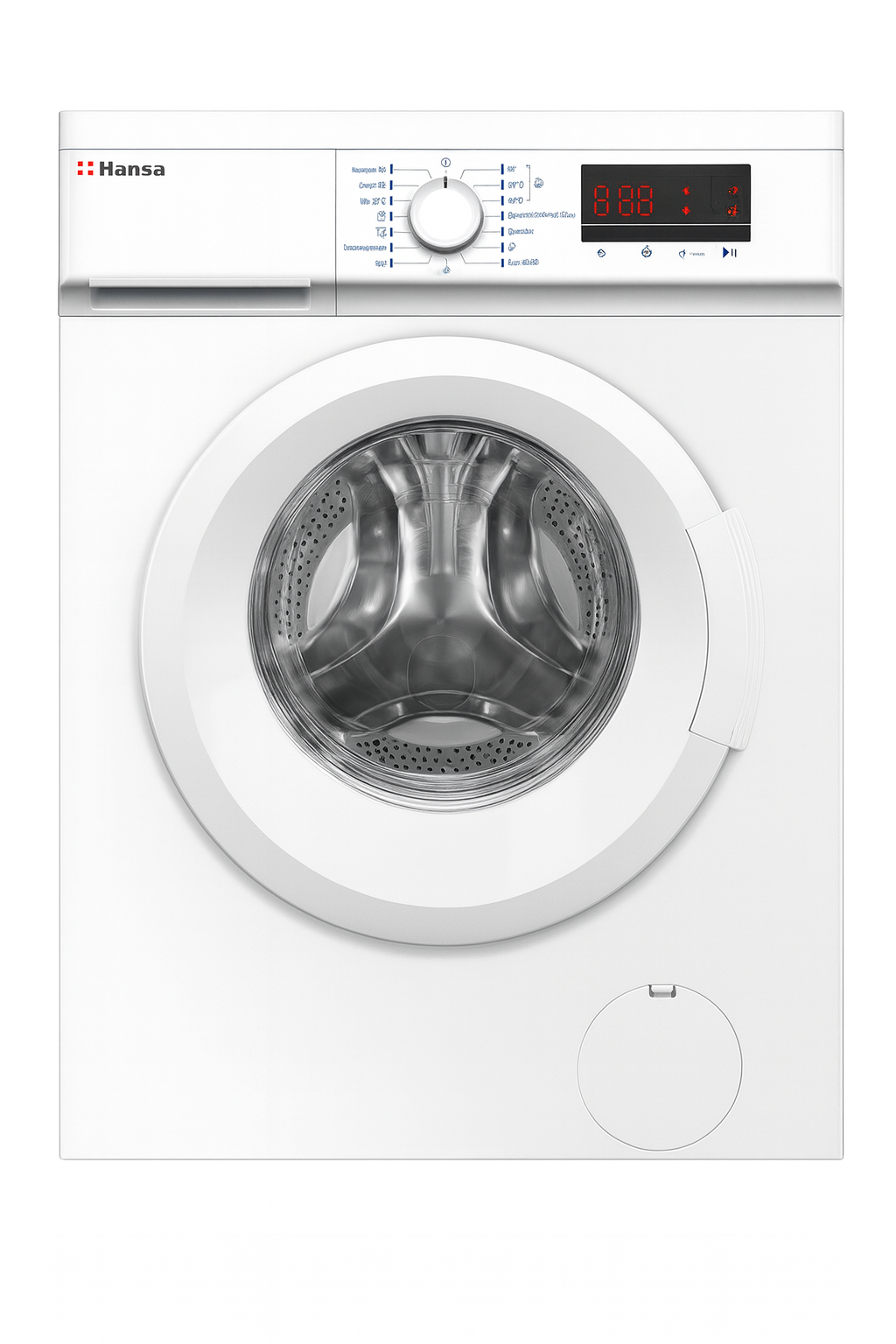 Стиральная машина Hansa WHE6100WL - фронтальная загрузка 6 кг 1000 об/мин Узкая (40см)15 программ белая