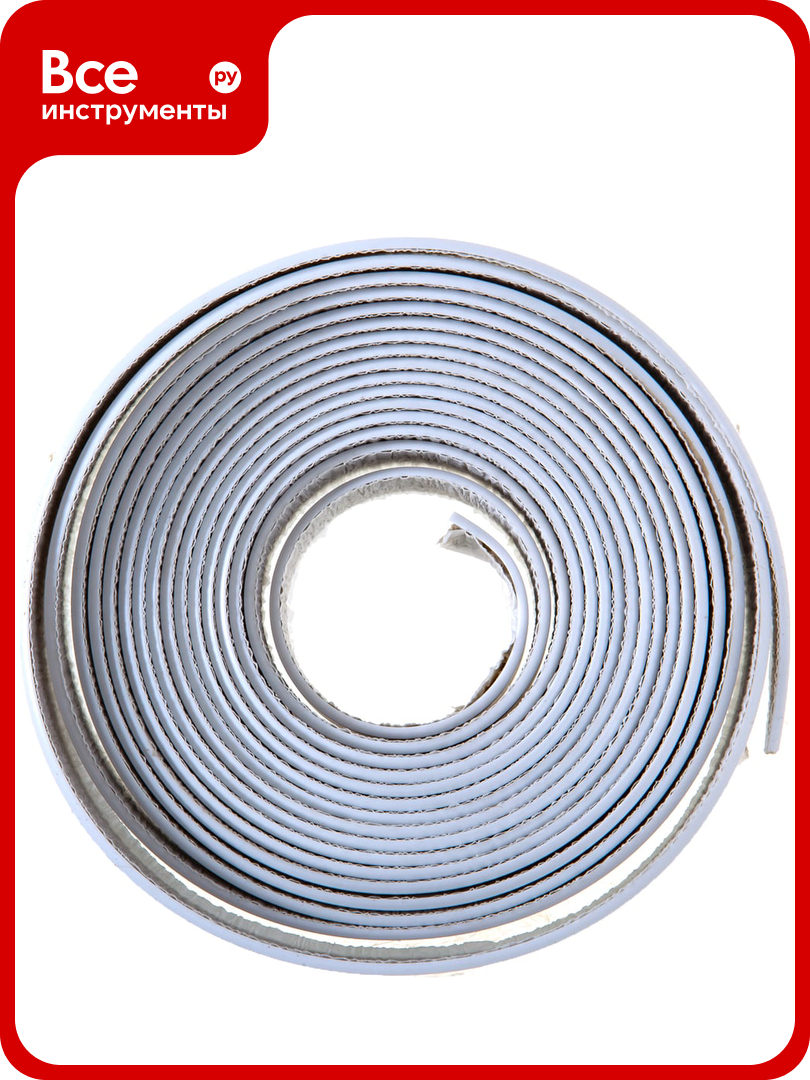 Самоклеящаяся лента бордюр Аккурат 12 8мм x 3 35м белая hk48541