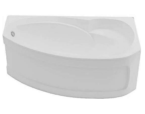 Ванна акриловая Aquanet Jersey 00205329 R 170x100 см правая асимметричная с каркасом с фронтальной панелью