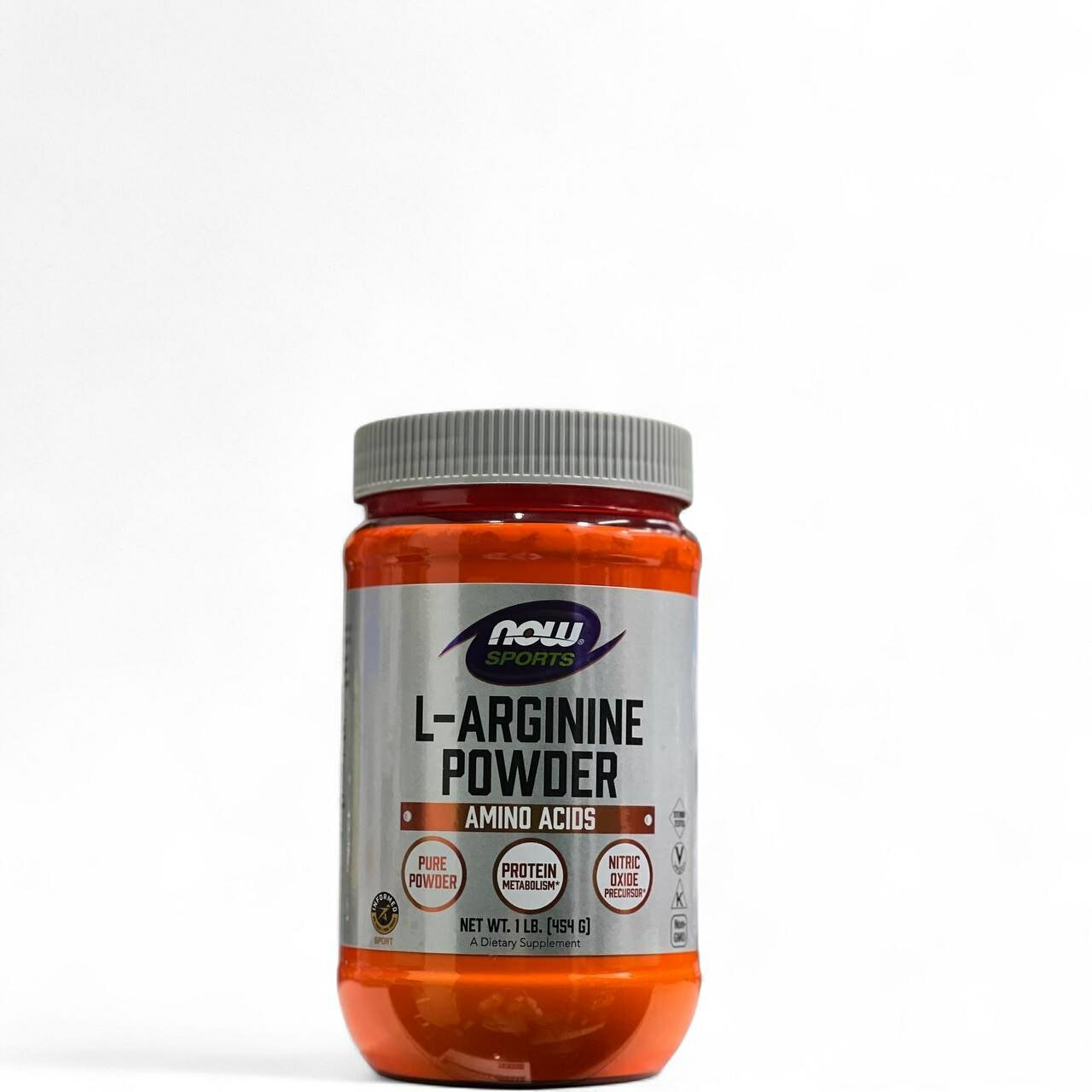 NOW L-Arginine Power 454 г (1 lb) — аминокислота для роста мышц и улучшения кровообращения