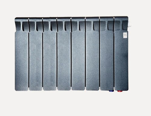 Изображение товара Радиатор биметаллический Rifar Monolit Ventil 350, 08 секций, Нижнее подключение правое (МVR), цвет антрацит