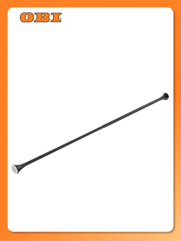 Карниз для ванной TOKITO 130 240 см  черный матовый TOK 240BLK