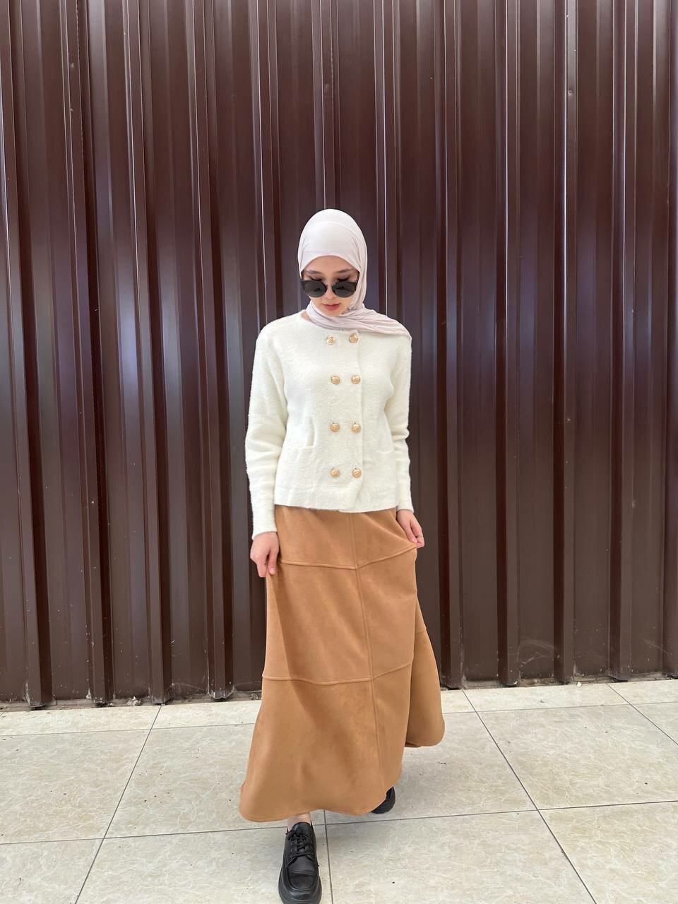 Комплект для кормящих мам «Юбка + Кардиган: Повседневная Элегантность»