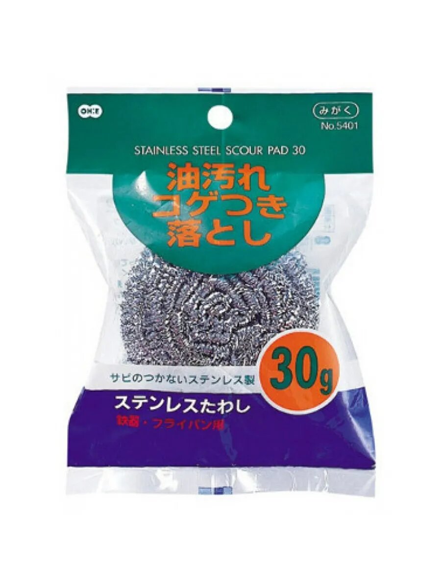 Губка для посуды металлическая, 1шт