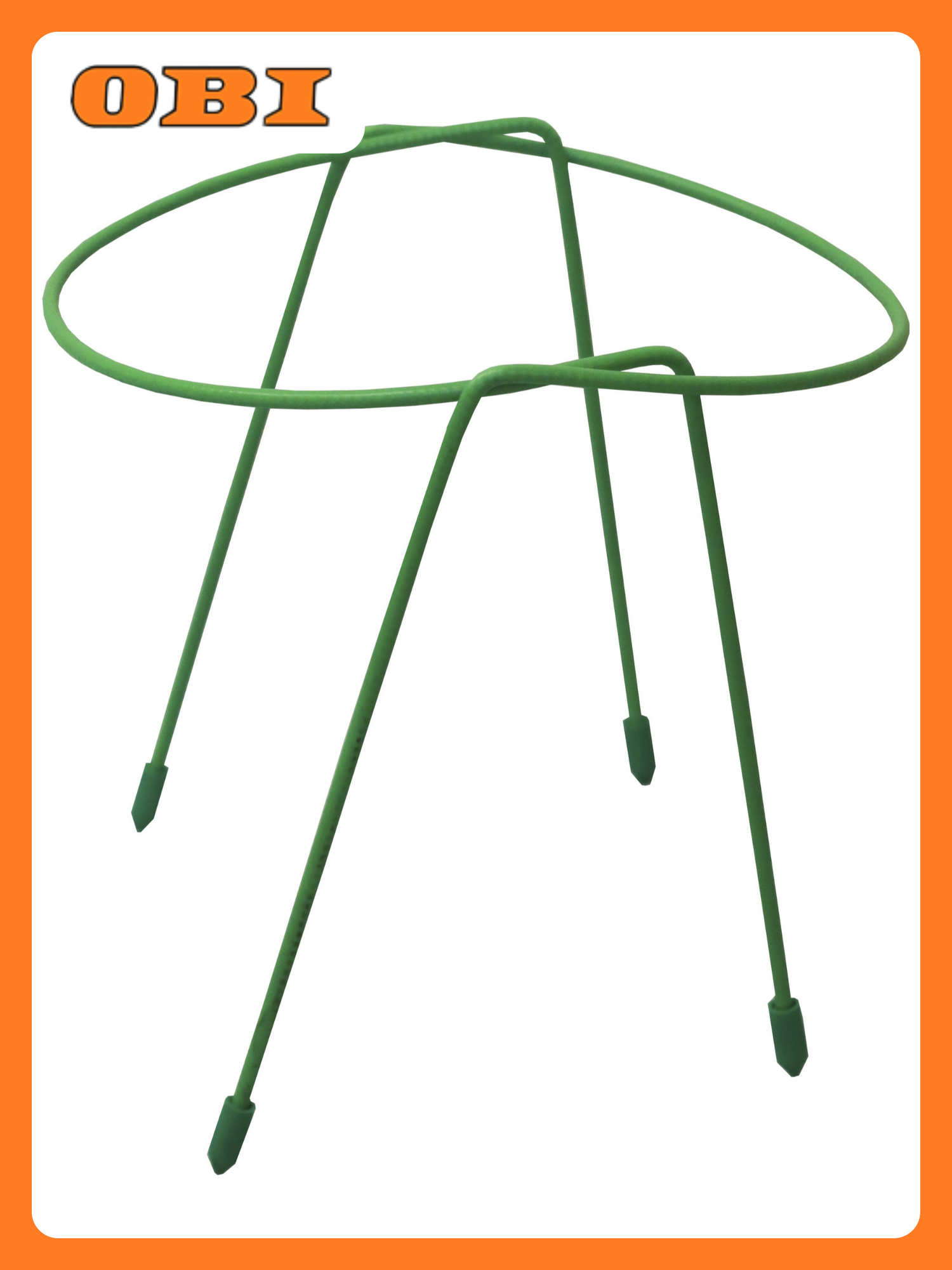 Опора для клубники Клевер С  двойная  разборная  металл  зеленая  0 19 м