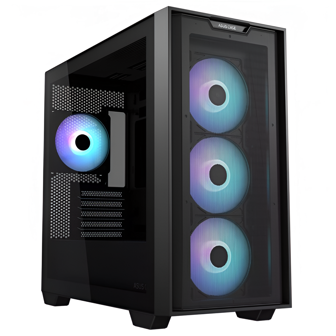 Корпус Mini-Tower ASUS A21 PLUS TG ARGB Black, Micro-ATX (90DC00H0-B19010)