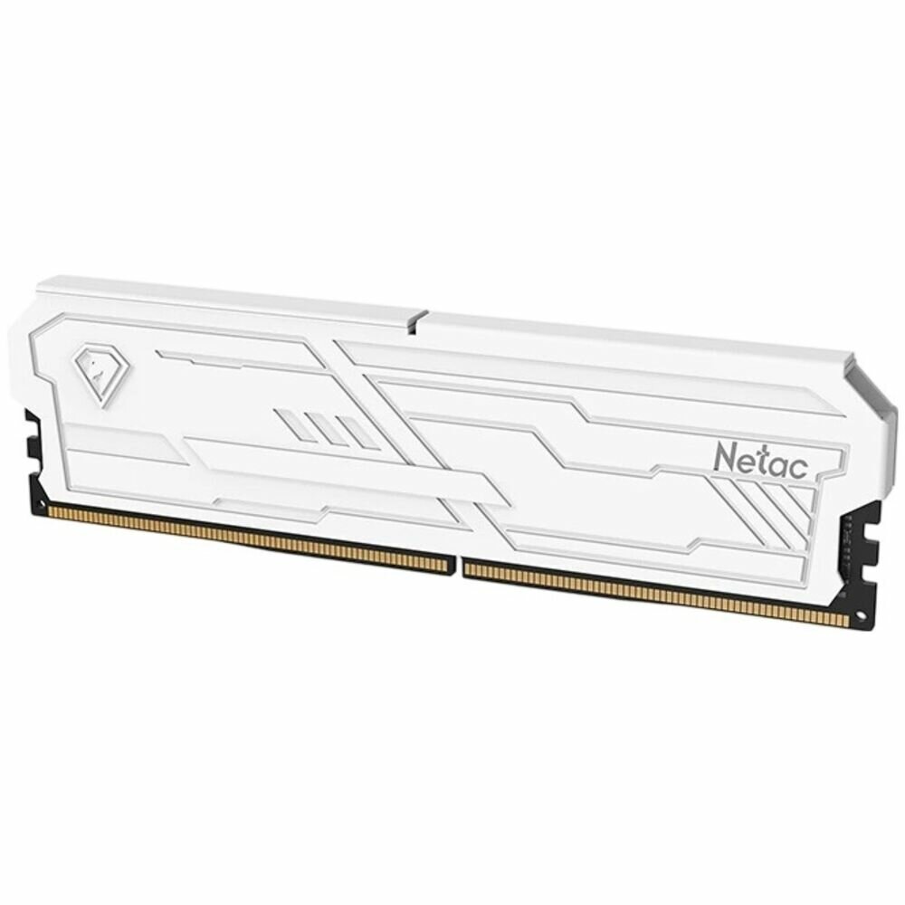 Модуль памяти DIMM 8Gb DDR4 PC25600 3200MHz Netac Shadow III (NTSHD4P32SP-08W) White
