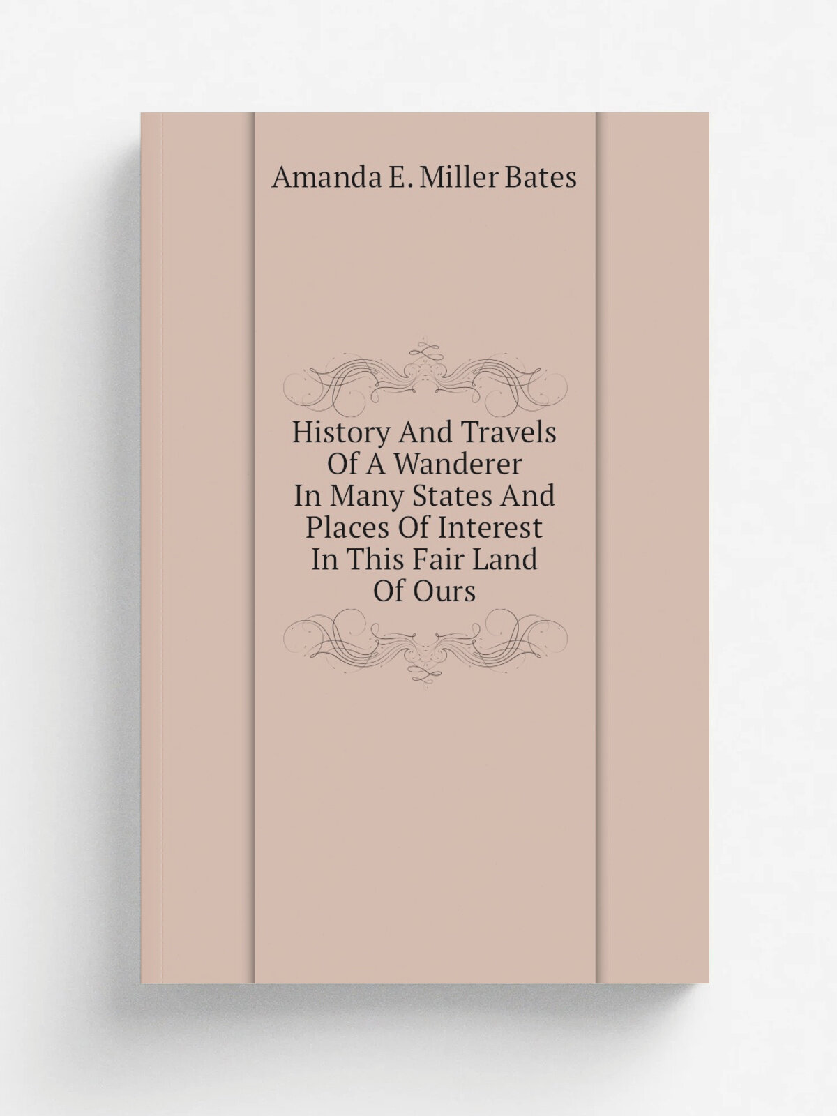 History And Travels Of A Wanderer In Many States And Places Of Interest In This Fair Land Of Ours | Amanda E. Miller Bates | 1900 | Bloomington, Ill…