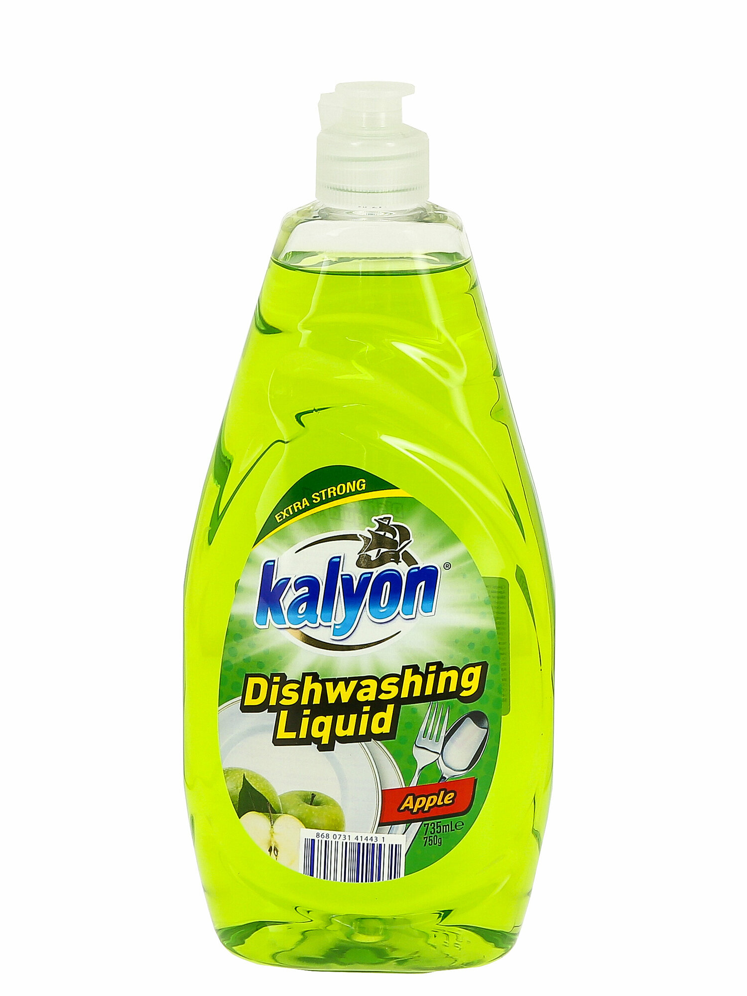 KALYON EXTRA Жидкость для мытья посуды Яблоко 735 мл - фотография № 11