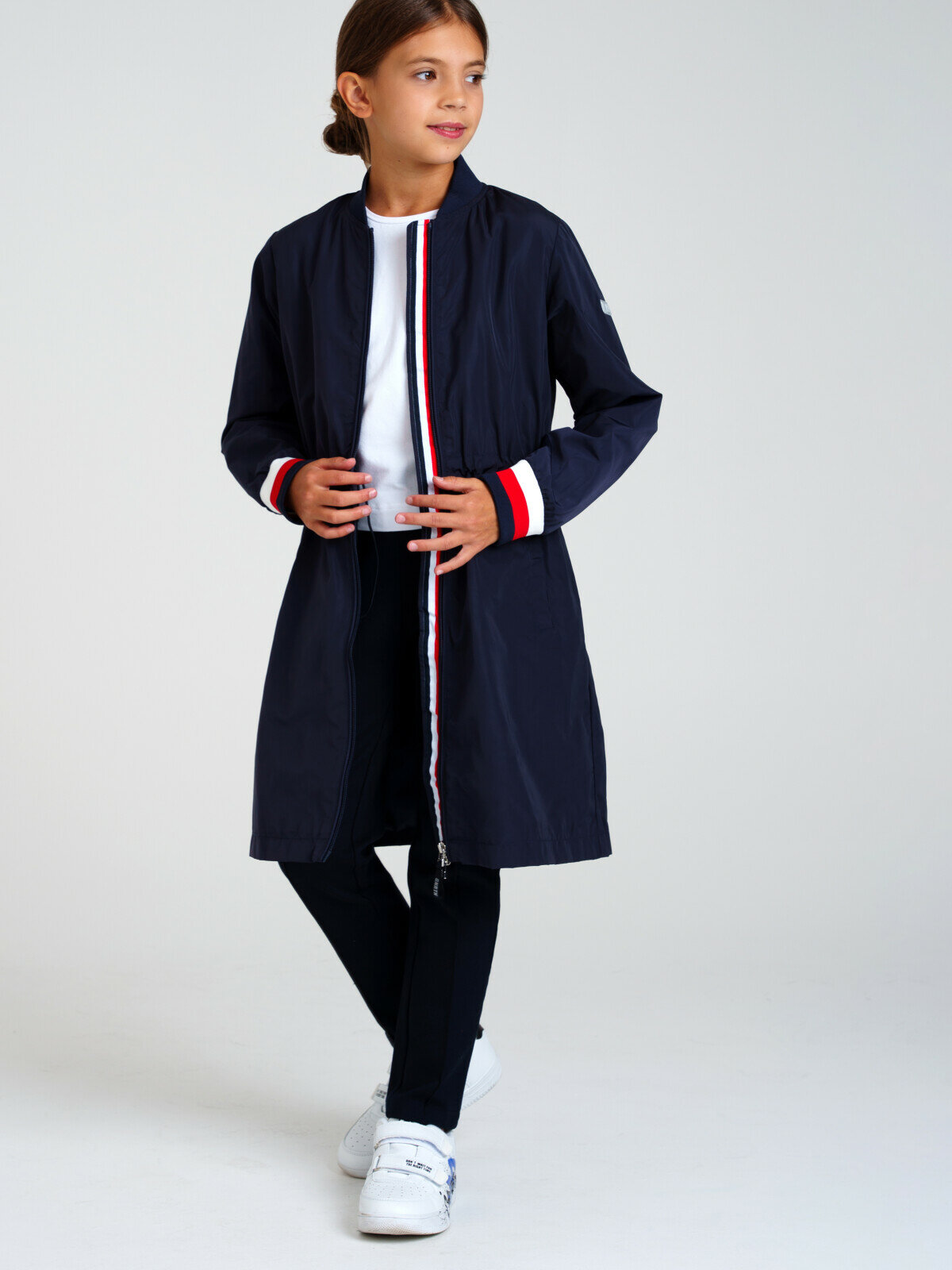 Плащ playToday размер 158 синий