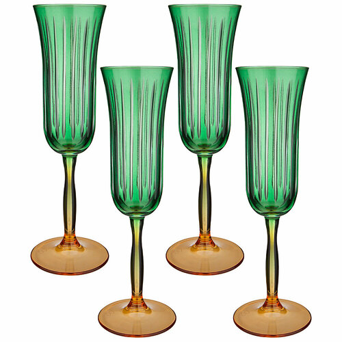 Набор бокалов из 4 штук sicilia green 175mл (181522)
