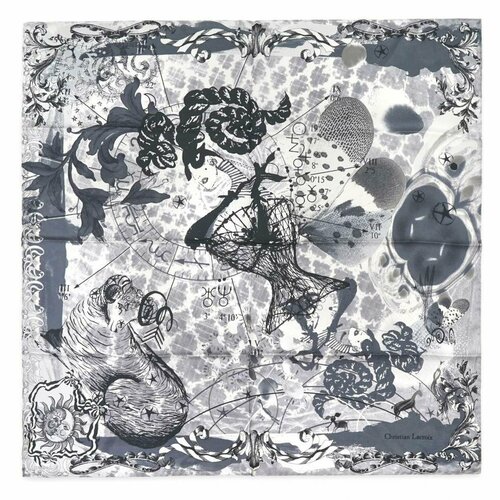 фото Платок christian lacroix, 70х70 см, черный