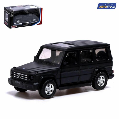 Машина металлическая MERCEDES BENZ G350D, 1:42, инерция, открываются двери, цвет чёрный машина металлическая mercedes benz g350d 1 42 инерция открываются двери цвет серый