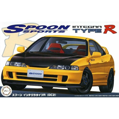 Сборная модель Honda Integra TypeR Spoon Sports (1:24) FU04634 FUJIMI Япония сборная модель автомобиль honda new integra type r dc5 04710 fujimi fu04710 1 24