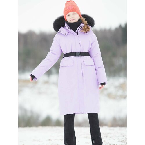 Пуховик Orso Bianco, размер 158, фиолетовый куртка orso bianco размер 158 фиолетовый