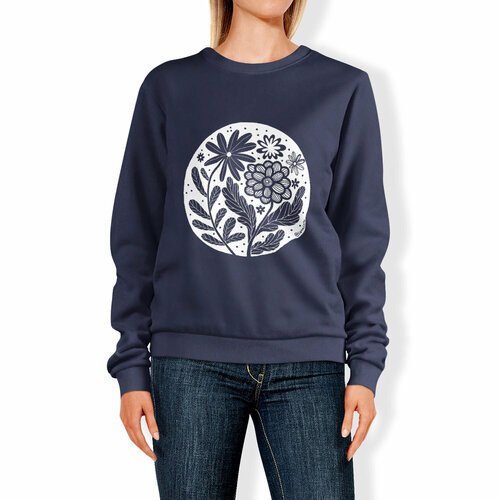 фото Свитшот roly, размер m, синий