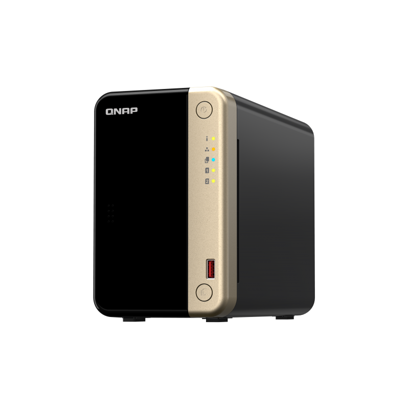 Сетевое хранилище NAS Qnap TS-264-8G черный - фото №10