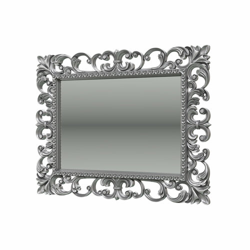 Зеркало ЗК-03, цвет серебро, ШхГхВ 95х6х75 см, вешается горизонтально или вертикально