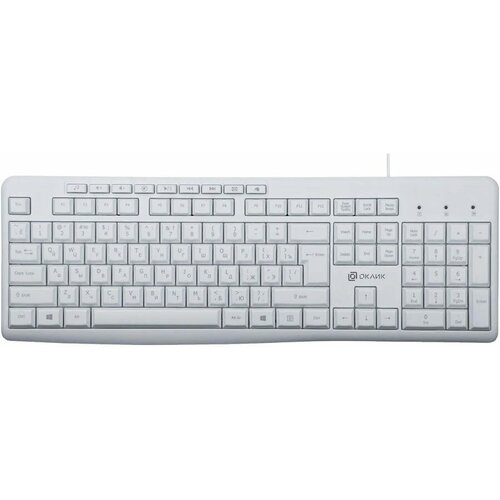 Клавиатура Oklick 305M USB белый 1875227 102200₽
