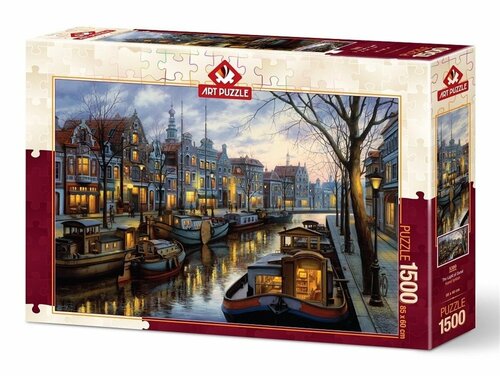 Пазл Art Puzzle 1500 деталей: Освещённый канал