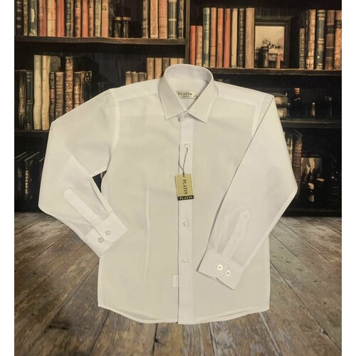 фото Рубашка platin, размер 122-128, белый