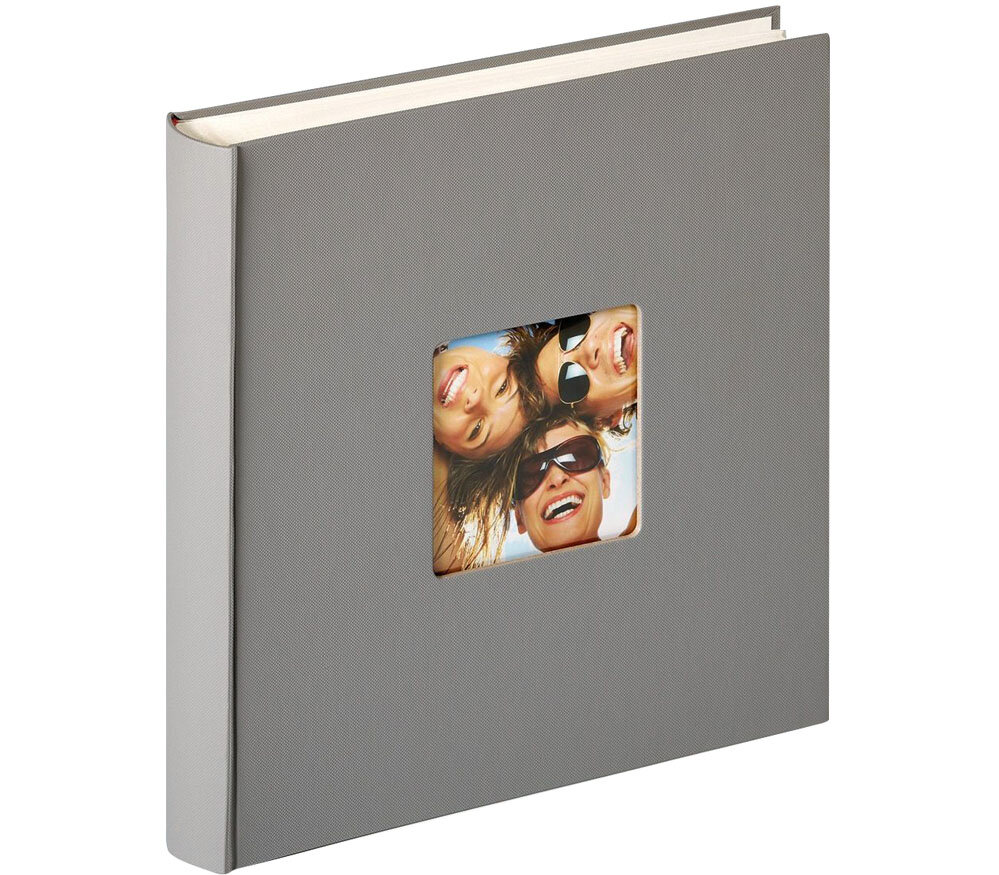 Фотоальбом Walther 30 x 30 см 100 cтраниц Fun серый