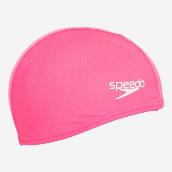 Шапочка для плавания детская Speedo Polyester Cap Jr (размер 53-58), розовый, 8-710111587/1587