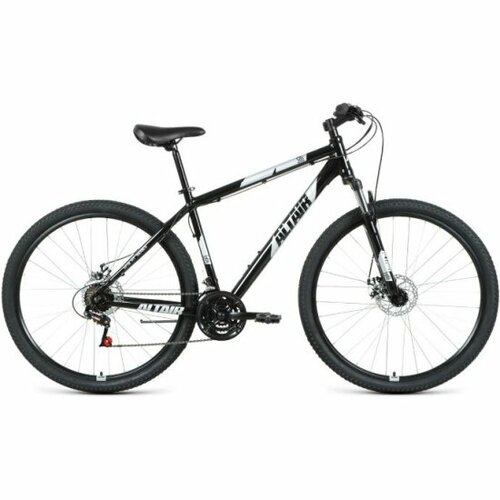Горный велосипед Altair AL 29 D 2021, черный/серебристый, рост 19 al 29 d 2020 2021 серый