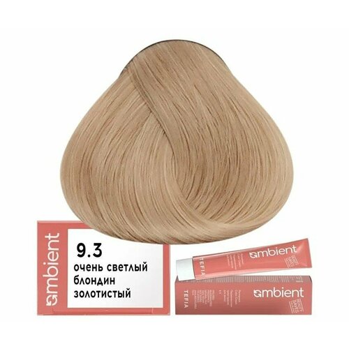 Tefia Ambient Крем-краска для волос AMBIENT 9.3, Tefia, Объем 60 мл