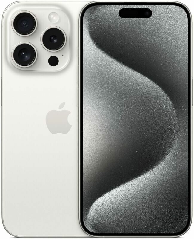 Смартфон Apple iPhone 15 Pro Max 512GB White Titanium Dual: nano SIM + eSIM — фото 1