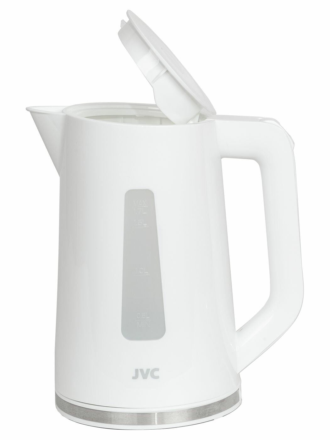 Чайник электрический JVC 1,7 л, автооткрывание крышки, съемный фильтр от накипи, 2200 Вт - фотография № 2