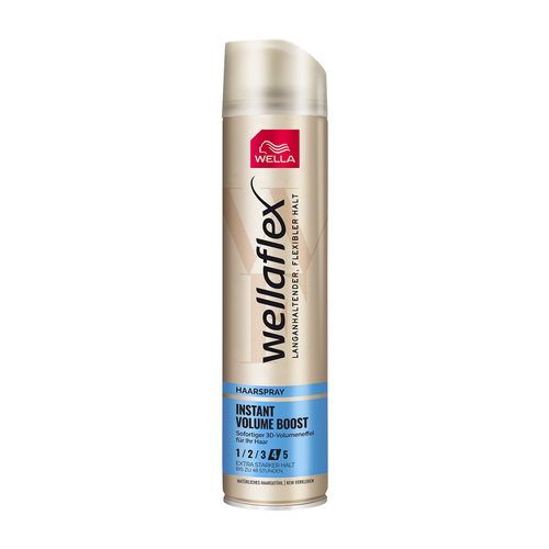 лак для волос wellaflex extra stark сверхсильный эсф 4 250 мл WELLA Wella Wellaflex Лак для волос Instant Volume Boost Мгновенный объем ЭСФ 4, 250 мл