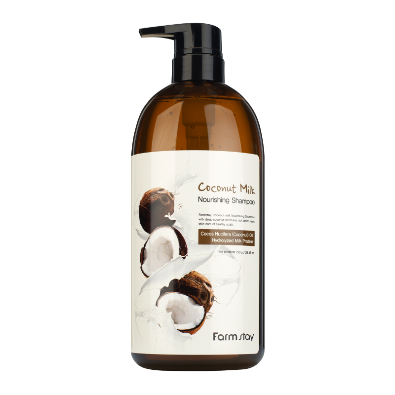 FARMSTAY Шампунь питательный для волос с кокосовым молоком / COCONUT MILK NOURISHING SHAMPOO 750 мл - фото №12