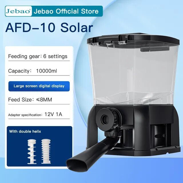 Прудовая автокормушка для рыб Jecod Auto FishFeeder AFD-10 (10л.)