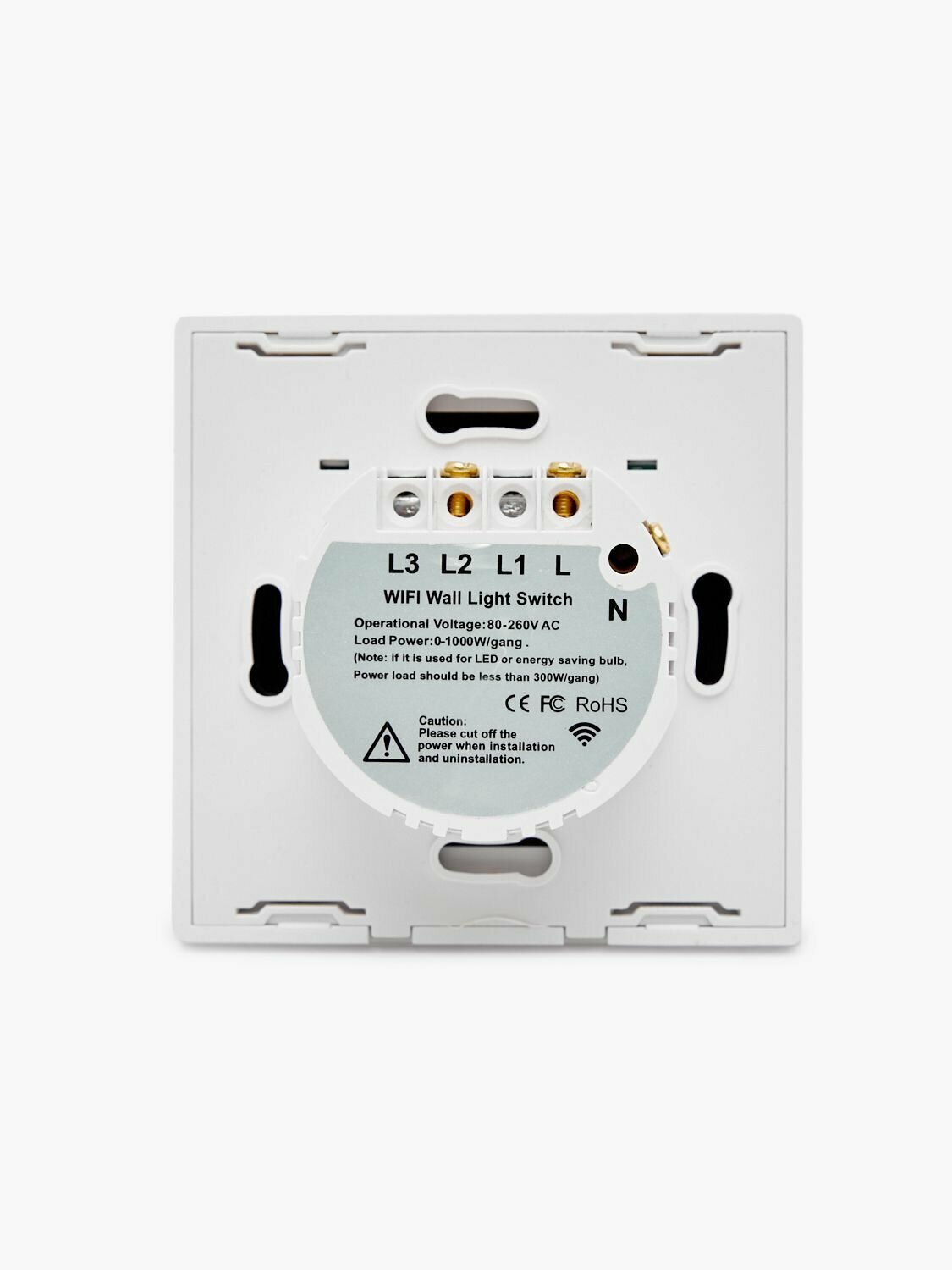 Мощный умный сенсорный выключатель с WiFi Minitiger FS-WCS-W02 (Tuya / Smart Life) — фото 1
