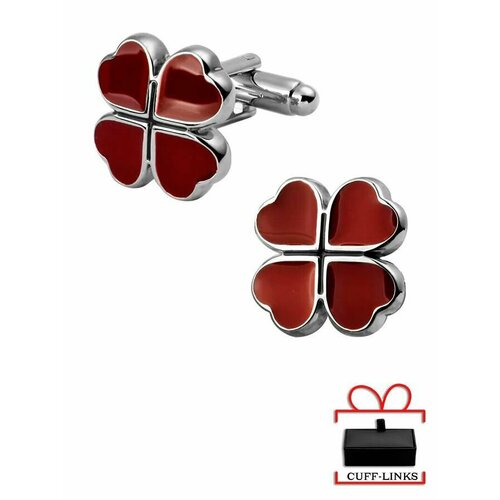 фото Запонки , красный cuff-links