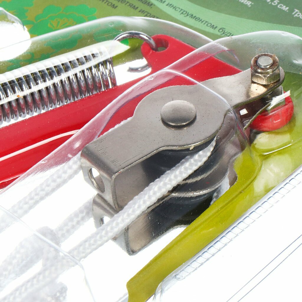 Секатор для веток, с ножовкой, комбинированный, с шнуром, 010150 - фотография № 3