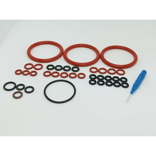 Комплект силиконовых уплотнителей для кофемашин Delonghi ESAM EAM Делонги цвет колец может быть черным 1800₽