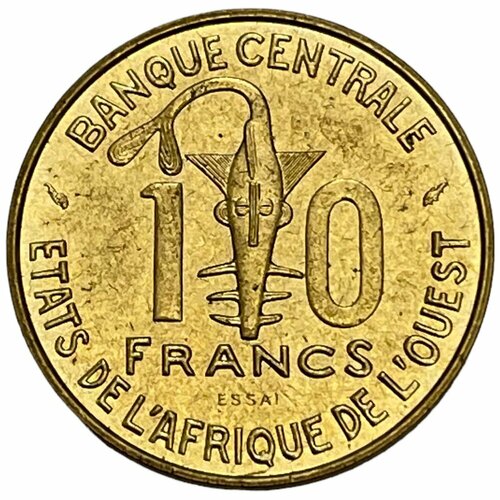 Западно-Африканские Штаты (BCEAO) 10 франков 1981 г. (ФАО) Essai (проба) (8)