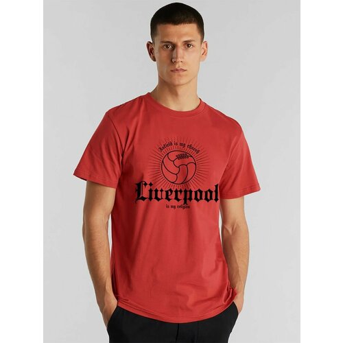 фото Футболка design heroes, размер 2xl, красный