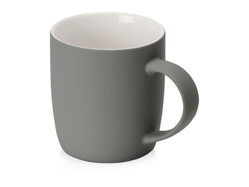 фото Кружка с покрытием soft-touch Dalgona, серый