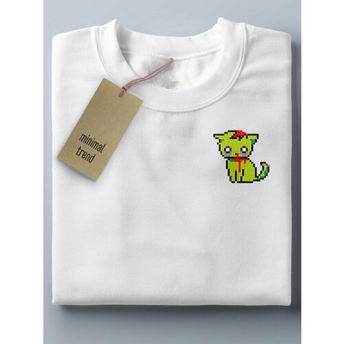 фото Футболка размер m, белый нет бренда