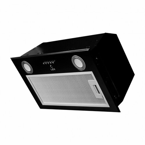 Вытяжка встраиваемая Lex GS Bloc P 600 BL черный управление кнопочное 1 мотор 1490000₽