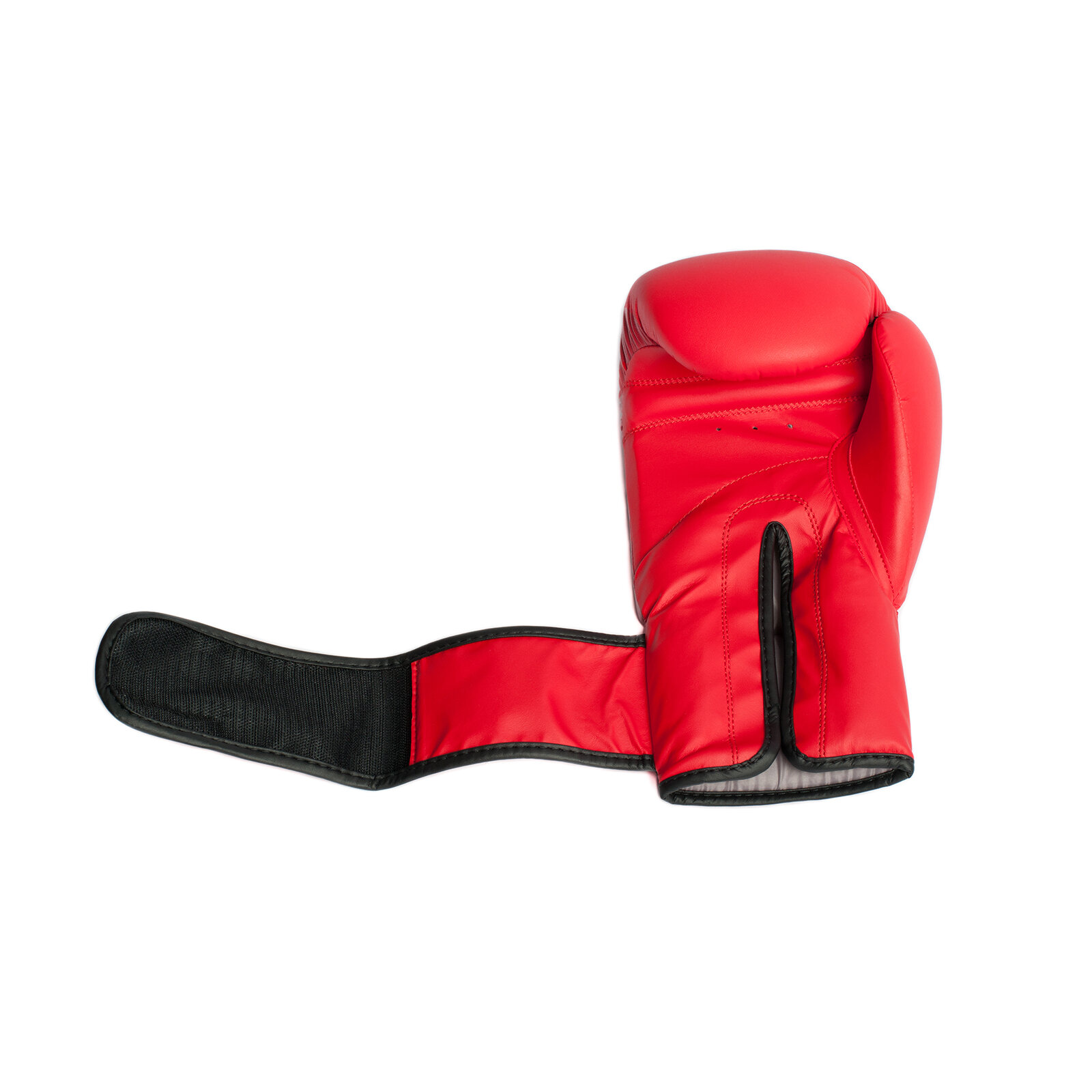 Перчатки для бокса FORCE Gravity, искусственная кожа, красные, 12 унций