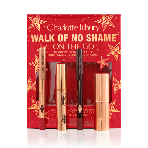 Набор Charlotte Tilbury Walk of No Shame on the Go из четырех предметов