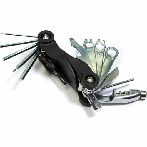 фото Trix ключи складные, в наборе: шестигранные 2/2.5/3/4/5/6/8мм+отвертка+кольцевые гаечные ключи+выжимка цепи+спицевые ключи